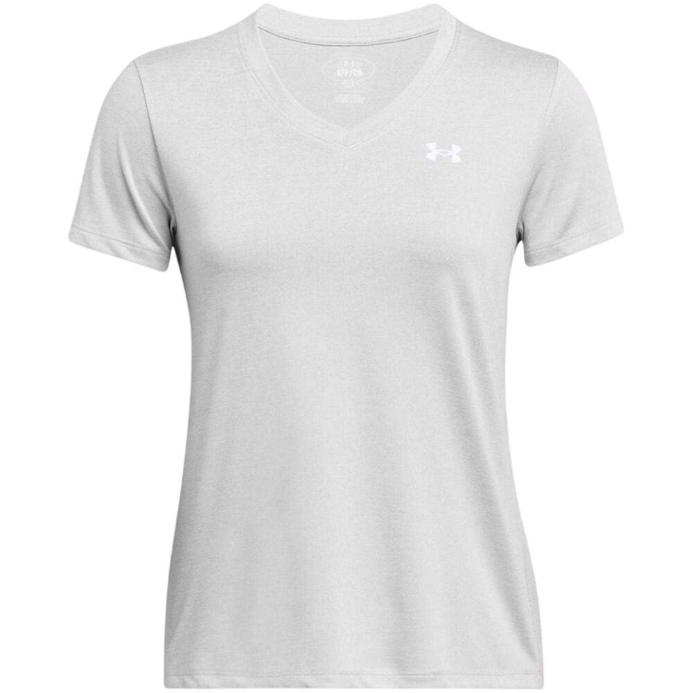 Under Armour Womens/Ladies Twist V Neck Loose Fit T-Shirt / Halo Grey